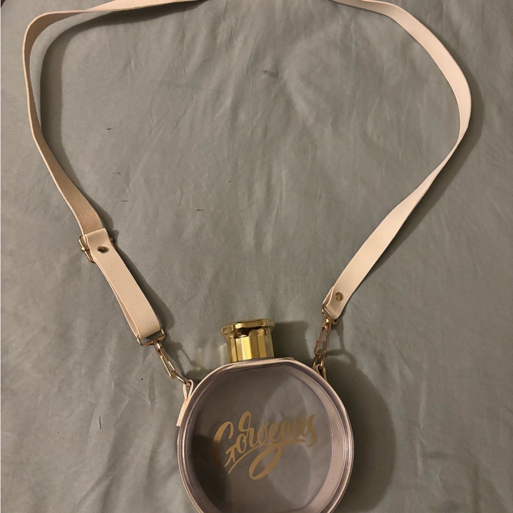 Stylish Cream and Gold Women's Bag